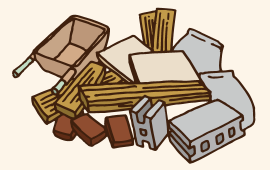 解体廃材の処分費